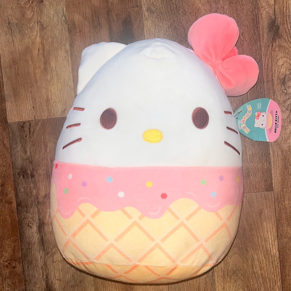 Hello Kitty Pink and White Plush Toy